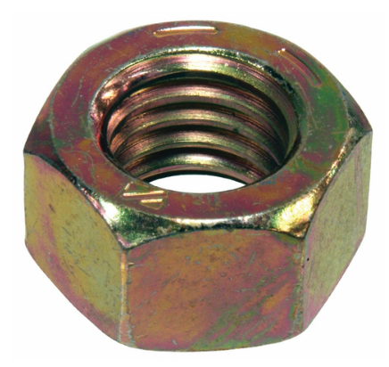 1 1/2" - 6 FINISHED HEX NUTSGRADE 8 COARSE MED. CARBONZINC-YELLOW CR6